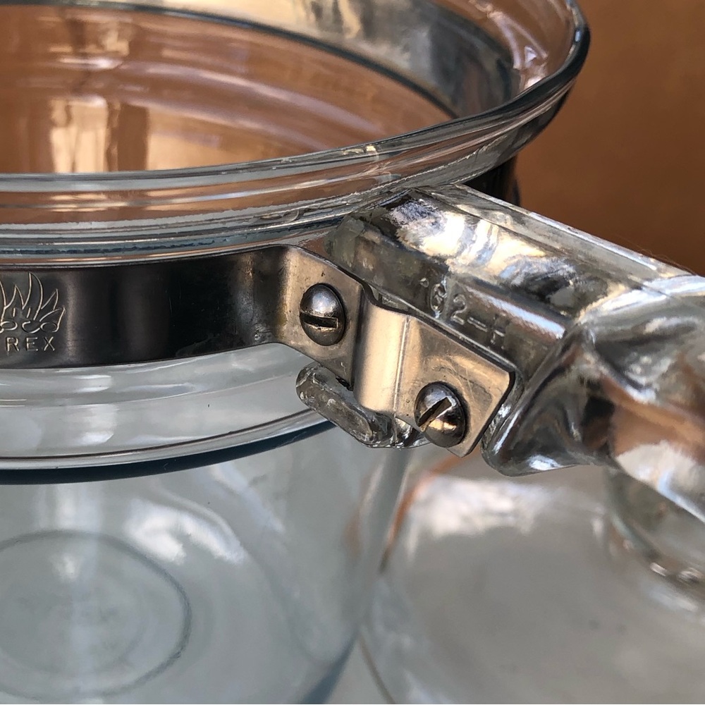 Vintage Pyrex Flameware Glass Saucepan with Lid - Picture 7 of 8
